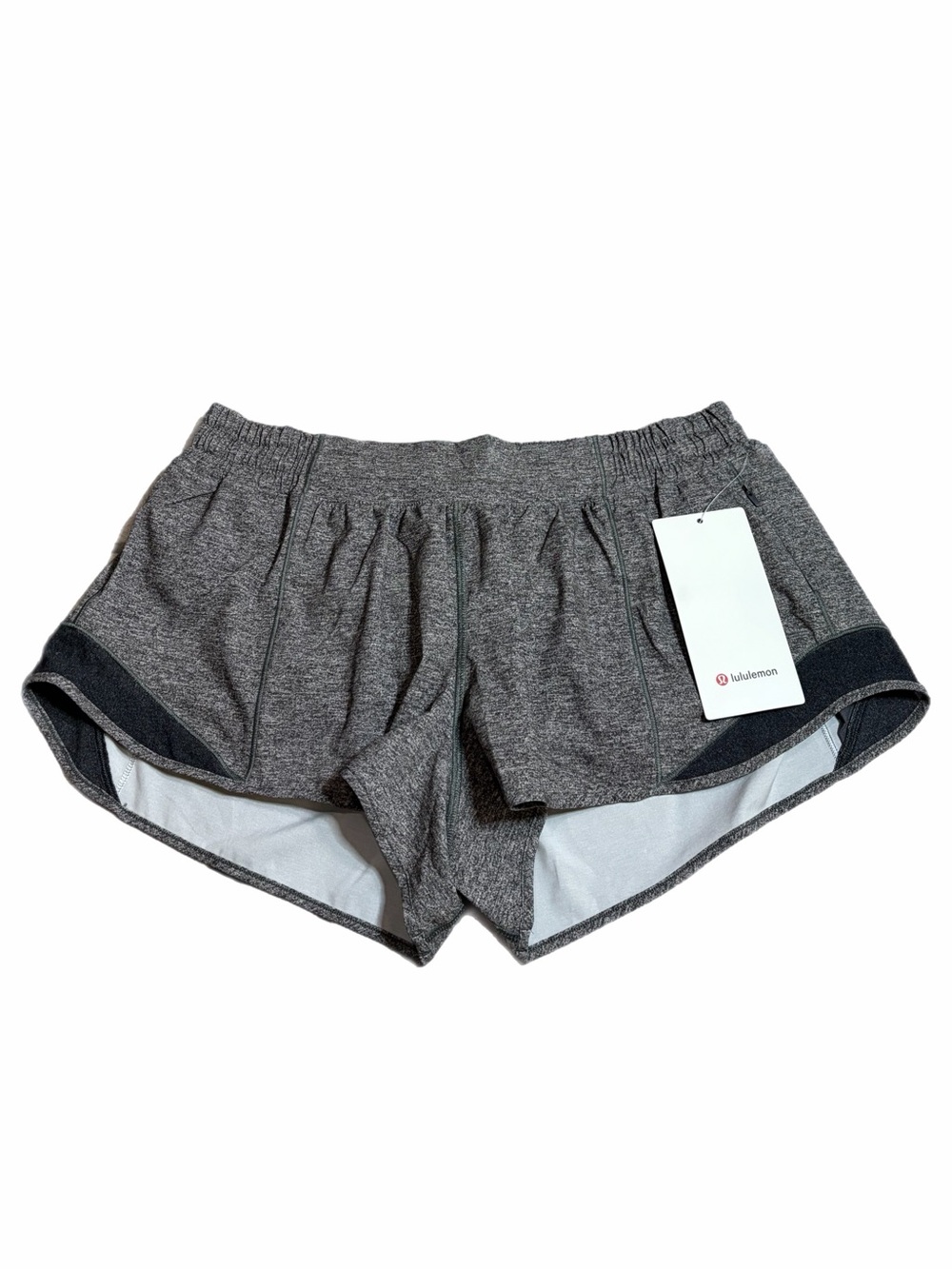 NWT Lululemon Hotty Hot Short *LR 2.5” (Heather Lux Multi Black) Size 12